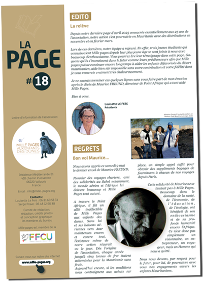 La page n° 18 est parue…